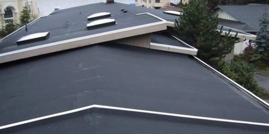 Torch-Down Roof - Type of roof for Solar Panels Installation.