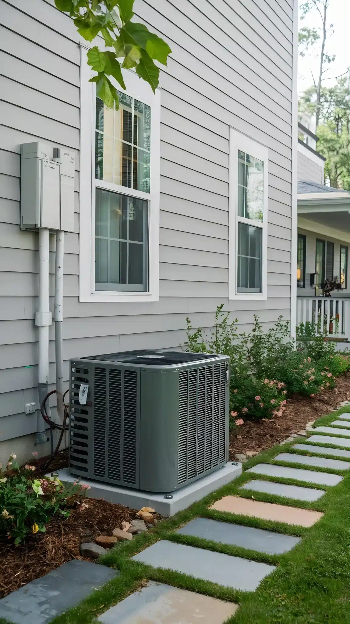 outdoor r conditioner compressor sustnable reliable cooling heating solution homes r he scaled
